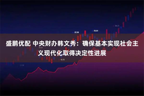 盛鹏优配 中央财办韩文秀:确保基本实现社会主义现代化取得决定性进展